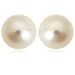 14k White Gold 7.5-8mm Akoya Cultured Pearl Stud Earrings