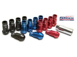 5zigen 5ZPR-LN-125RD Proracer Ultra Light Open Ended Lug Nuts