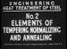 Heat Treatment of Steel: Elements of Tempering, Normalizing, and Annealing