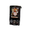 PREMIUM BLACK STINGRAY SPORTY COVER RUBBER CASE (With 2 Optional Interchangable Belt Clips) for HTC SHADOW - RETAIL PACKAGING