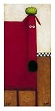 Red Dog II by Daniel Patrick Kessler - 19 3/4 x 9 inches - Fine Art Print / Poster