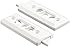 Prime-Line Products F 2728 Tilt Latch Pair, White Plastic Construction, Spring Loaded, 2-1/8 in. Hole Centers
