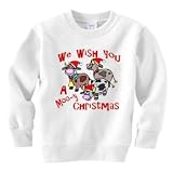 Wish you A Moo-y Christmas Holiday Sweatshirt