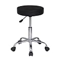 SixBros. Rollhocker Arbeitshocker Hocker Praxishocker Schwarz - M-95027-B