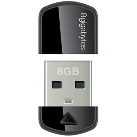 Lexar 8GB Echo ZX USB Backup Drive - Black