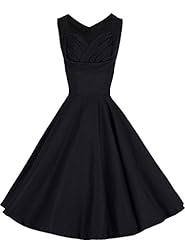 Vintage Ruched Sweetheart Cotton/Elastane Flared-Skirt Prom Dress 