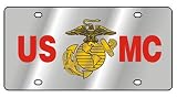U.S. Marine Corp - License Plate - Stainless Style
