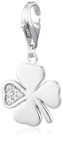 charms Esprit Damen Charm Glücksklee 925 Sterlingsilber 4401409