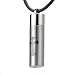 Unique Cremation Memorial Jewelry Cross Mens Pendant Chain