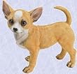 Chewy The Chihuahua Statue Life like dog Sculpture new