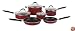 Cuisinart Advantage Non-Stick 10 Piece Cookware Set, Red