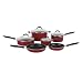 Cuisinart 55-10R Advantage Nonstick 10-Piece Cookware Set, Red