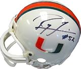 Ray Lewis Autographed / Signed University of Miami Hurricanes Mini Helmet