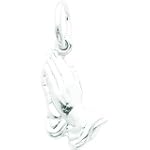 Sterling Silver Praying Hands Charm $10.83