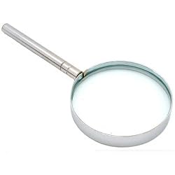 3x Magnifying Glass Stamp Coin Reading Magnifier 2"