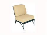 Windham Castings Savannah Cast Aluminum Cushion Side Patio Dining Chair
