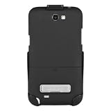Seidio BD2-HR3SSGT2K-BK SURFACE Case with Metal Kickstand and Holster Combo for Samsung Galaxy Note 2 - Retail Packaging - Black