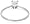 10k White Gold Round Solitaire Diamond Engagement Ring (1/3 ct, J-K Color, I2-I3 Clarity), Size 7
