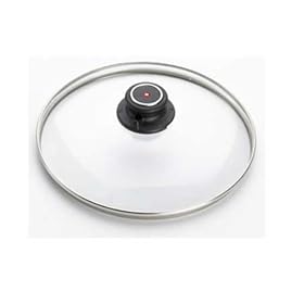 Swiss Diamond 26cm Tempered Glass Lid fits 10 1/4 Inch Frypan and 10 1/4 Open Saute