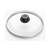 Swiss Diamond 26cm Tempered Glass Lid fits 10 1/4 Inch Frypan and 10 1/4 Open Saute