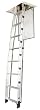 Werner AA8 250-Pound Duty Rating Televator Aluminum Universal Telescoping Attic Ladder, 8-Foot