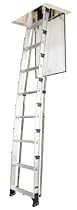 Werner AA8 Televator Telescoping Attic Ladder, 8-Foot