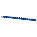 ERNST 18-Inch Socket Rail Organizer with 18 3/8-Inch Dura-Clips, Blue (8304-Blue-3/8)