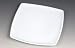 Melamine Square Plate 21cm White