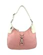 COACH Hampton Large Hobo Handbag in Petal/White Leather F13088