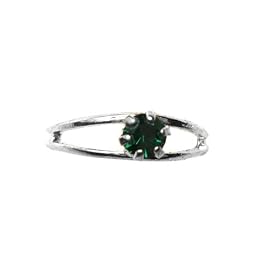 Buy Rhinestone Adjustable Birthstone Fashion Ring for May, Emerald by Creative Ventures Jewelry