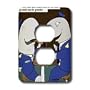 Rich Diesslins Funny Animals Cartoons - Grounded Pilot Whales - Light Switch Covers - 2 plug outlet cover