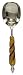 Decorative Ice Scoop with Resin Handle