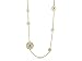 Lauren G Adams 18K Gold Plated 42" Mother of Pearl Enamel Flower CZ Necklace Lauren G Adams 18K Gold Plated 42" Mother of Pearl Enamel Flower CZ Necklace