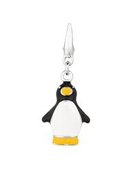 Sterling silver and Enamel PENGUIN (Charm)