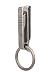 TISUR Belt Keychain Titanium Belt Loop Key Holder with Detachable Keyring for Men and Women (BK1)