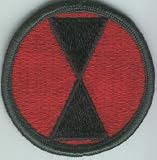 7th Infantry Division Full Color Dress Patch