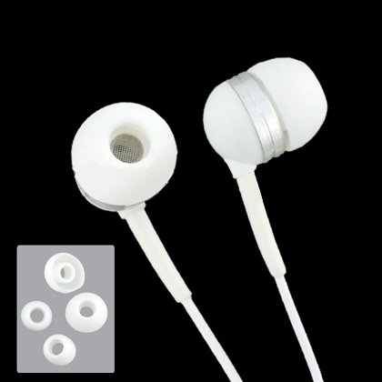 External hard drive:New Fashionable High Quality 3.5mm Stereo Handsfree Headset with ON/OFF button for Apple iPhone - White