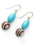 Sarah Meredith Designs Blue Chocolate Earring