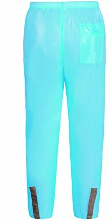 Lottoway Women's Lightweight Sunproof Outdoor Rash Guard Rain Pants Trousers S Blue