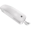 White Corded Slimline Telephone With Call Waiting