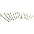 15 HSS Drill Bits Jewelers Drilling Tools fits Dremel