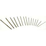 15 HSS Drill Bits Jewelers Drilling Tools fits Dremel
