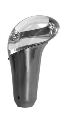 Crystal Shift Knob With LED - White