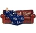 Denver Broncos Adult Comfy Throw Blanket with Sleeves