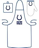 Indianapolis Colts Grilling Apron Set - Football Sports Merchandise