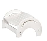 nursing stool adjustable white