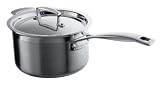 Le Creuset 3-Ply Stainless Steel Saucepan with Lid, 20 cm