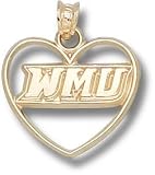 Western Michigan Broncos 14KT Gold New WMU Heart