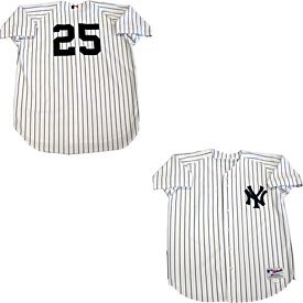 Jason Giambi Game Used New York Yankees Jersey
