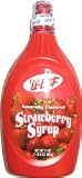 Fox's Strawberry Flavor Syrup 24oz - 6 Unit Pack